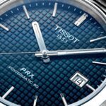 Tissot PRX Powermatic 80 blue dial close-up