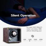 Silent watch winder operating below 10dB