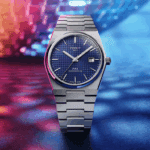 Tissot PRX blue-dial stainless steel watch